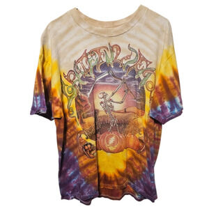 Vintage Grateful Dead Fall Tour Tie-Dye Tee 1994 Men’s XL 100% Cotton